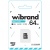 карта пам'яті wibrand microsdxc 64gb uhs-1 10 class (чорний) 