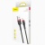 Кабель Baseus Cafule USB - Lightning 2.4A/1m (CALKLF-B19) (Black-Red) кабель baseus cafule usb - lightning 2.4a/1m (calklf-b19) (black-red)