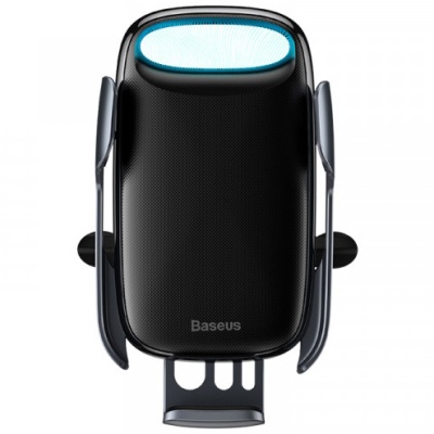 Автотримач з бездротовою зарядкою Baseus Wireless Charger Milky Way Bracket Holder (WXHW02-01) Black