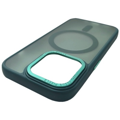 Купить чохол space tpu+pc color matte with magsafe для apple iphone 15 pro (green) онлайн