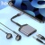 перехідник hoco ls39 type-c - type-c power + jack 3.5 (чорний) 