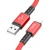 кабель hoco x85 strength usb - lightning 2.4a/1m (червоний) 