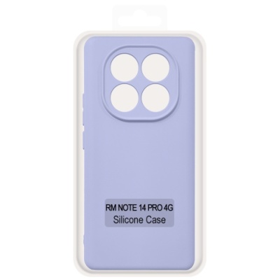 Купить чохол soft silicone case full для xiaomi redmi note 14 pro 4g (linen blue/lilac) онлайн