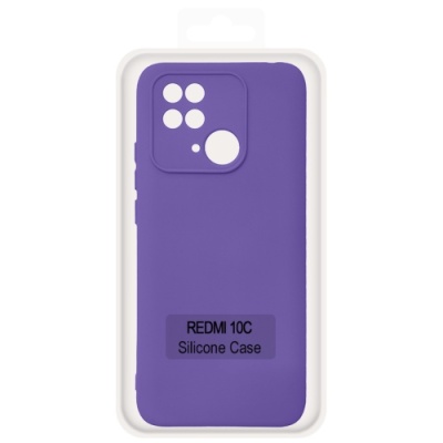 Купить чохол soft silicone case full для xiaomi redmi 10c (elegant purple) онлайн