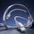 кабель borofone bx108 silicone usb - lightning 2.4a/1m (сірий) 