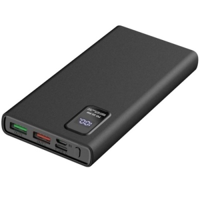 додаткова батарея power bank platinet (pmpb10wqc726b) pd22w+qc3.0 22.5w 10000mah (black) 