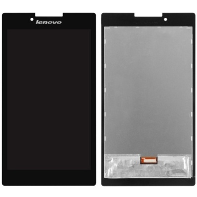 дисплей для lenovo tab 2 a7-30hc (p/n:tv070wsm-tl0) з чорним тачскріном (original china)