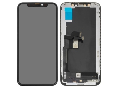 дисплей для apple iphone xs з сенсорм і рамкою black (оригінал завод)