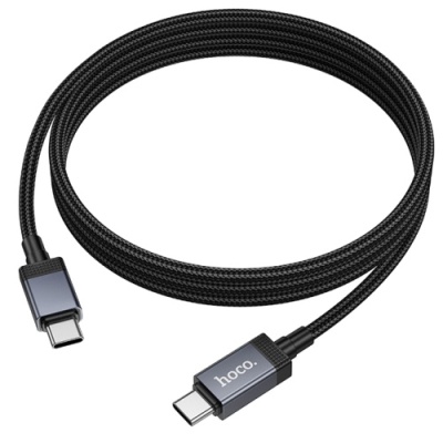 кабель hoco x118 type-c - type-c 60w/1m (чорний) 