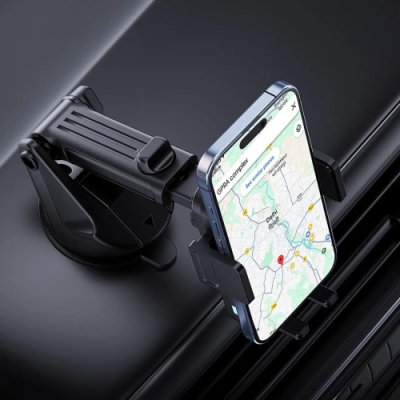 Автотримач XO WX-043 Wireless Charger 15W (Чорний)