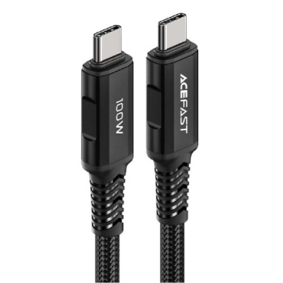 кабель acefast c4-03 type-c - type-c 100w (1.2м) (чорний) 
