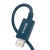 кабель baseus superior series usb - lightning 2.4a/1m (calys-a03) (blue) 