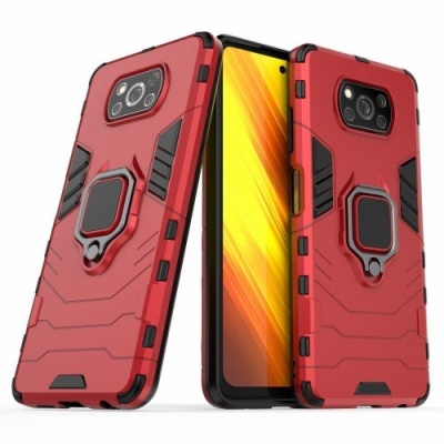 Купить чохол-накладка armor magnet для xiaomi poco x3/x3 pro - red онлайн