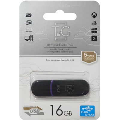 usb флеш-накопичувач tg 16gb jet 012 (чорний) 