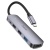 USB HUB Hoco HB27 Type-C multi-function converter (HDTV+USB3.0+USB2.0*2+PD) (Металево-сірий) usb hub hoco hb27 type-c multi-function converter (hdtv+usb3.0+usb2.0*2+pd) (металево-сірий)
