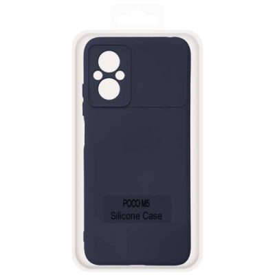 Купить чохол soft silicone case full для xiaomi poco m5 (dark blue) онлайн