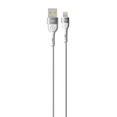кабель ridea rc-xs51 x-silicone usb - lightning 12w 1.2m (бiлий) 