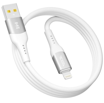 кабель ridea rc-us42 ultrastrong usb - lightning 12w 1.2m (бiлий) 