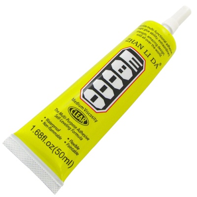 клей силіконовий  e8000, 50ml, в тюбику з дозатором