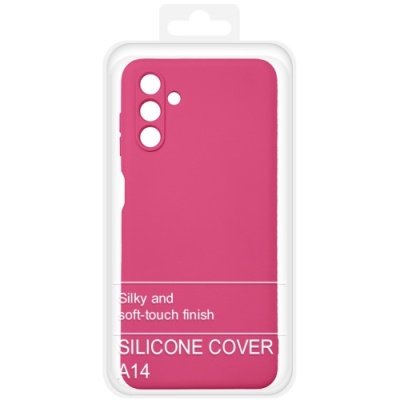Купить чохол soft silicone case full для samsung a145 galaxy a14 4g/a146 galaxy a14 5g (малиновий) онлайн