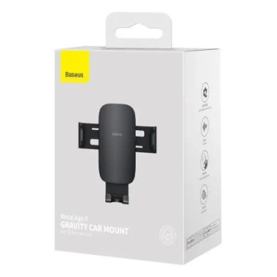 Автотримач Baseus Metal Age II Gravity Car Mount Air Outlet Version (SUJS000001) Black