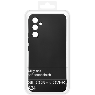 Купить чохол soft silicone case full для samsung a346 galaxy a34 (чорний) онлайн