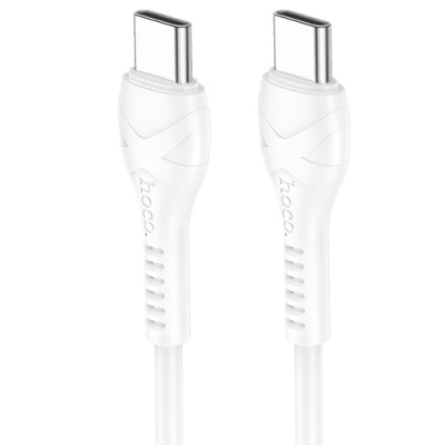 кабель hoco x37 cool power type-c - type-c 60w/3.0a/0.5m (білий) 