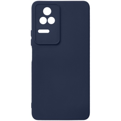 Купить чохол soft silicone case full для xiaomi poco f4 4g/5g (dark blue) онлайн