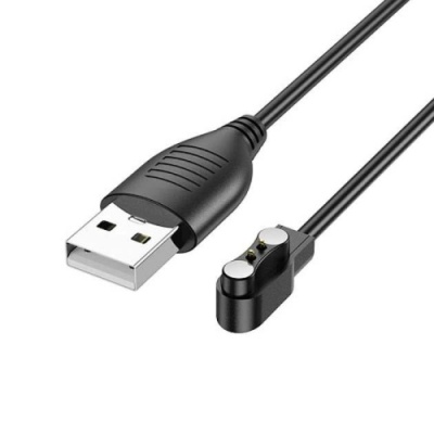 зарядний пристрій для смарт-годинника hoco y3 pro магнітний (чорний) 