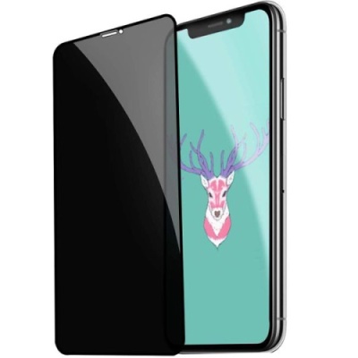 захисне скло glass для apple iphone x/xs/11 pro full glue анти-шпигун (чорний) 