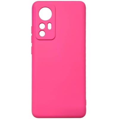 Купить чохол soft silicone case full для xiaomi 12 (малиновий) онлайн
