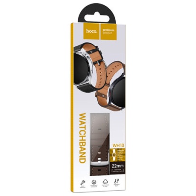 ремінець hoco wh10 для watch band (22mm) (coffee) 