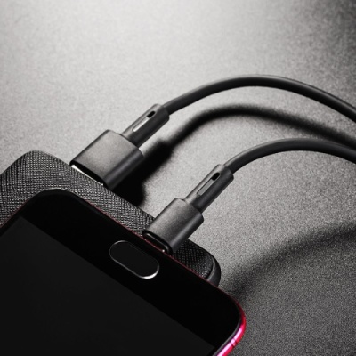 кабель borofone bx31 silicone usb - microusb 2.4a/1m (чорний) 