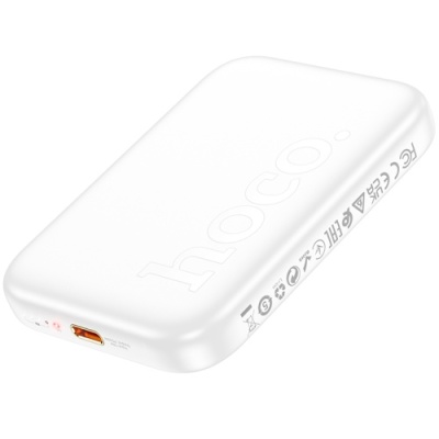 додаткова батарея power bank hoco j117 esteem pd20w magnetic 5000mah (білий) 