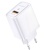 мережевий зарядний пристрій earldom es-eu35 1usb/qc3.0/18w (білий) 
