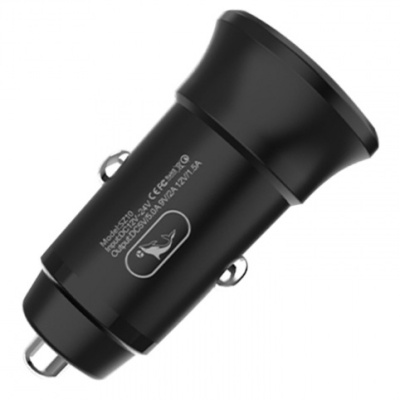 Автомобільний Зарядний Пристрій SkyDolphin SZ10 1USB/18W/QC3.0 (Чорний)