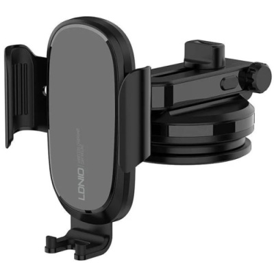 Автотримач LDNIO MW21-1 15W Wireless charger (Чорний)