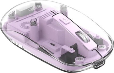 мишка бездротова xo m12 bluetooth+2.4g (фіолетовий) 