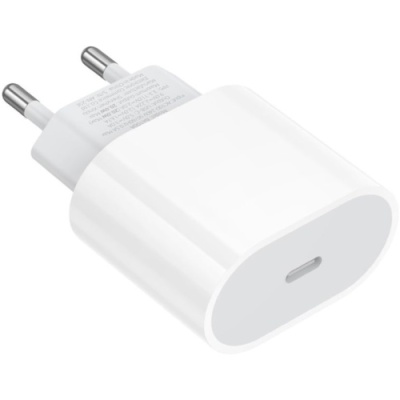 мережевий зарядний пристрій borofone ba100a 1usb-c pd/qc 20w (бiлий) 
