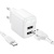 Мережевий Зарядний Пристрій Borofone BAS41A 2USB/12W/2.4A + (USB - Type-C) (Білий) мережевий зарядний пристрій borofone bas41a 2usb/12w/2.4a + (usb - type-c) (білий)