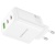 Мережевий Зарядний Пристрій Borofone BN32 1USB/18W/QC3.0 + 2Type-C/65W/PD (Білий) мережевий зарядний пристрій borofone bn32 1usb/18w/qc3.0 + 2type-c/65w/pd (білий)