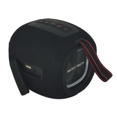 портативна колонка soonbox s6900 with led (чорний) 