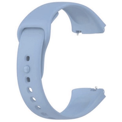 ремінець для xiaomi redmi watch 3 lite / 3 active (блакитно-сірий) 