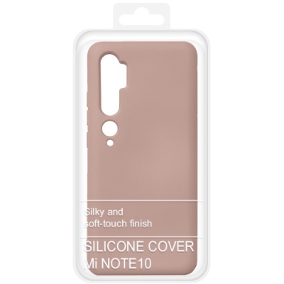 Купить силіконовий чохол soft silicone case для xiaomi mi note 10 - pink sand онлайн