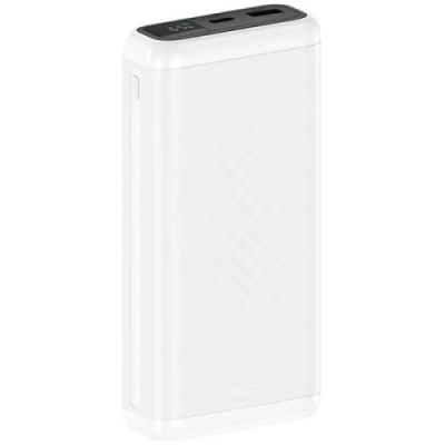 додаткова батарея power bank xo pb309 20000mah pd20w+qc3.0 22.5w (білий) 
