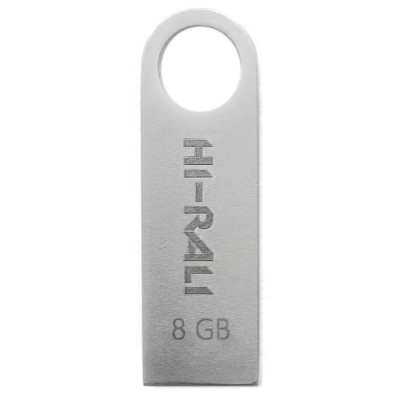 usb флеш-накопичувач hi-rali shuttle 8gb (сталевий) 