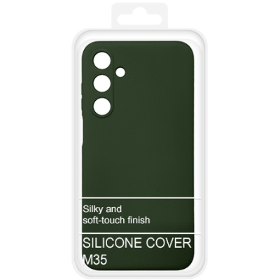 Купить чохол soft silicone case full для samsung m356 galaxy m35 5g (dark green) онлайн