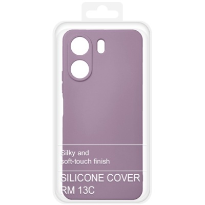 Купить силіконовий чохол soft silicone case для xiaomi redmi 13c/poco c65 (лаванда) онлайн