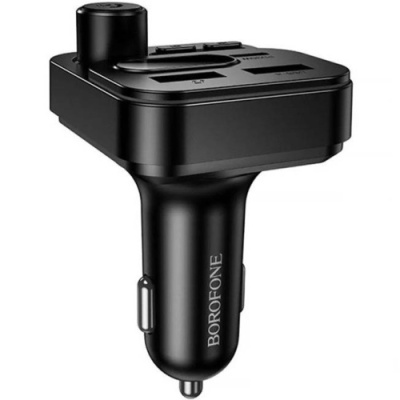 FM Модулятор Borofone BC61 PD30W + USB 15W (Чорний)