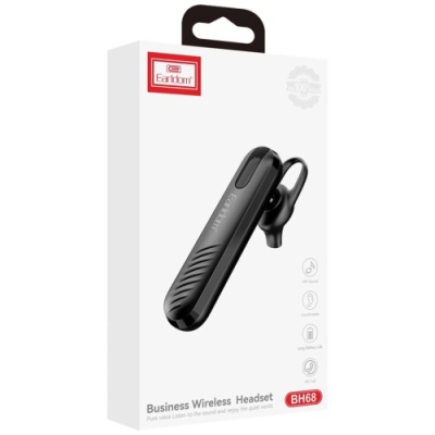 бездротова моно-гарнітура earldom et-bh68 business wirelss headset (чорний) 